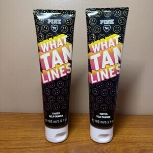 Victoria's Secret PINK Tinted Self-Tanner What Tan Lines 1 Full & 1/2 Full Set